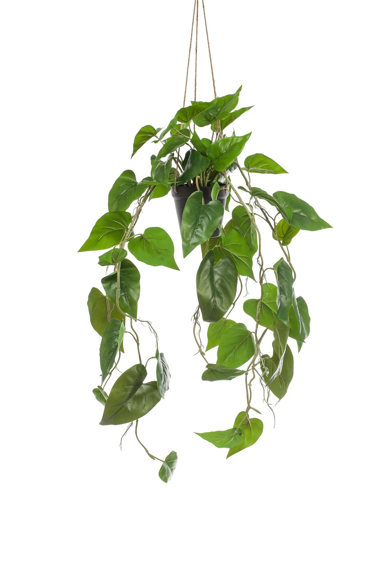 Kunstpflanze Philodendron Hängepflanze von Everspring, 80 cm hohe, grüne, realistisch aussehende Pflanze in Topf, dekorativ für Zuhause