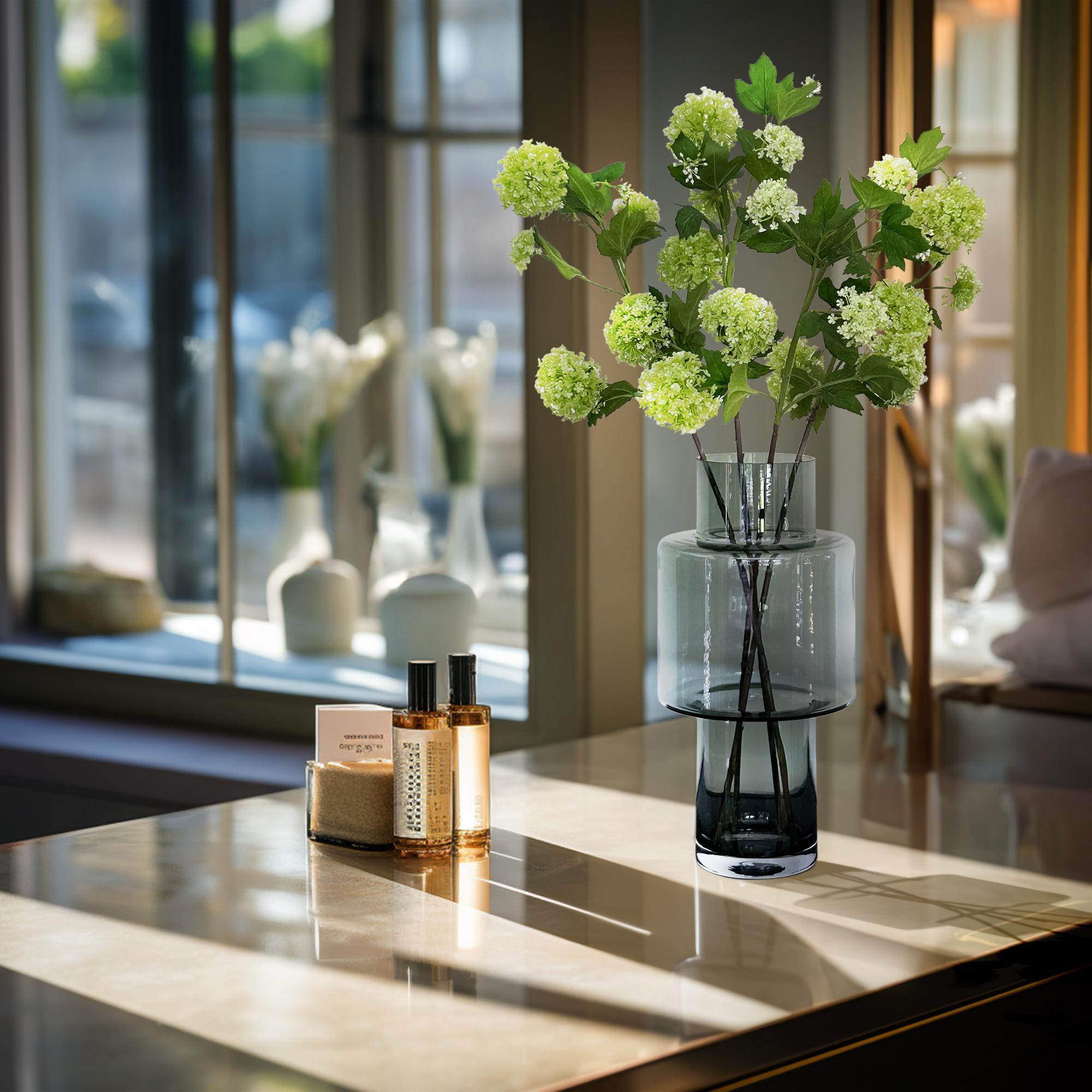 Künstliche Blumen Solo Cream Viburnum Opulus Zweige x 4 75cm