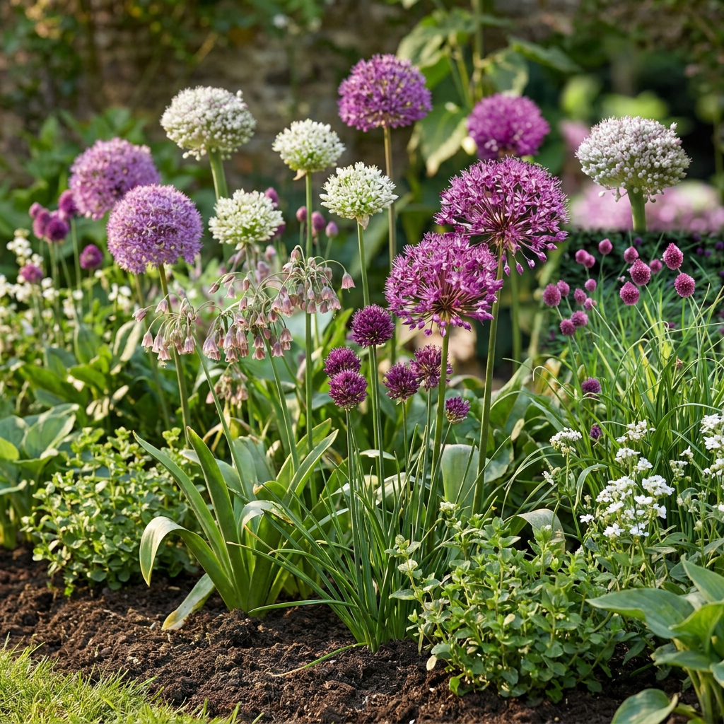 Zierlauch-Mischung für große Flächen – Allium online kaufen | 160 bis 640 Blumenzwiebeln – Wurzelwerk Design