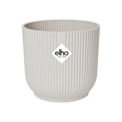 Topf elho Vibes Fold Round weiß - D22 x H20 - Wurzelwerk Design