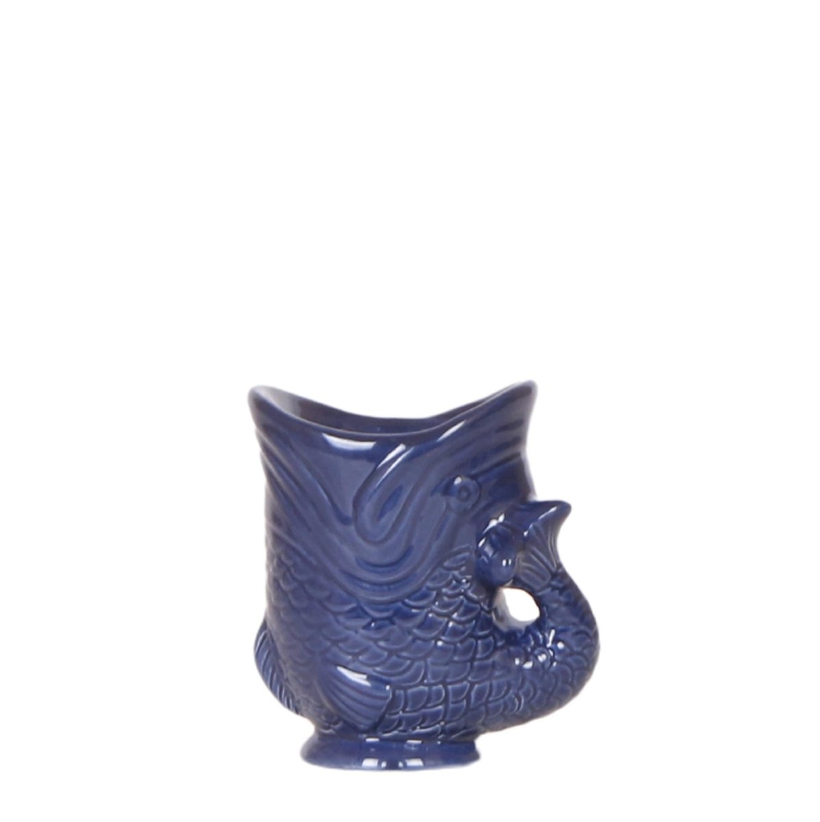 Fisch - Blau - Ø 6 cm - Wurzelwerk Design