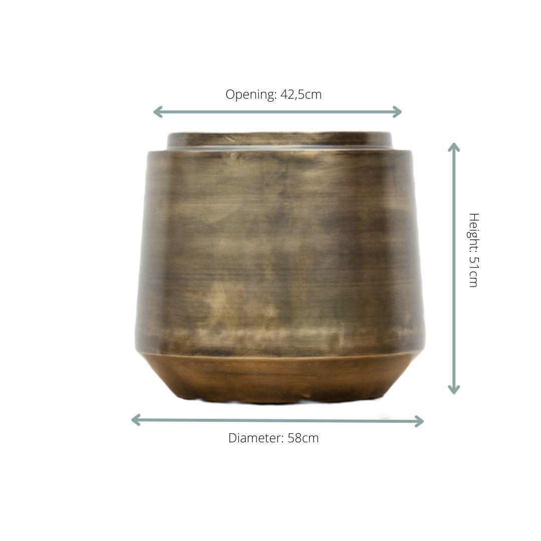 Topf Indigo Vintage Gold - D58 x H51