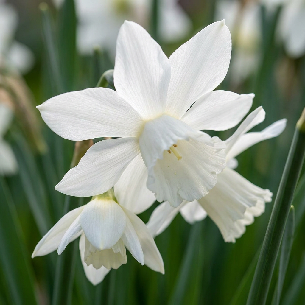 Botanische Narzissen Weiß – Narcissus online kaufen | 30 bis 240 Blumenzwiebeln, zierlich &amp; verwildernd – Wurzelwerk Design