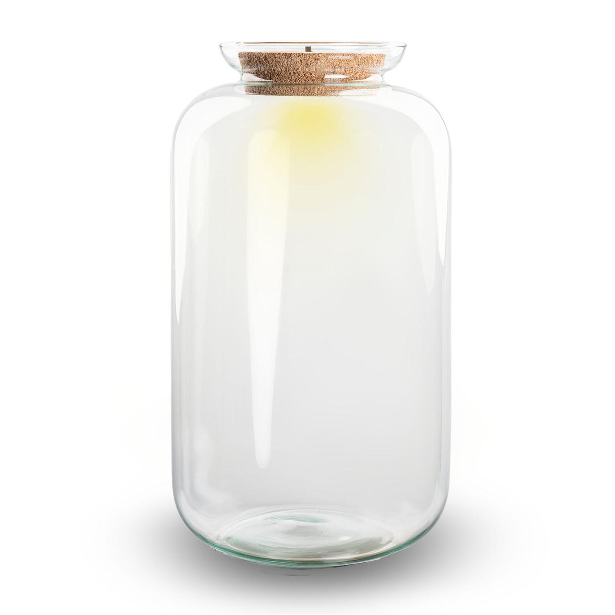 Everspring Sven XL Terrariumflasche mit Beleuchtung, Durchmesser 23 cm, Höhe 43 cm, stilvolle Standard-Design, ideal für Pflanzen und Tiere