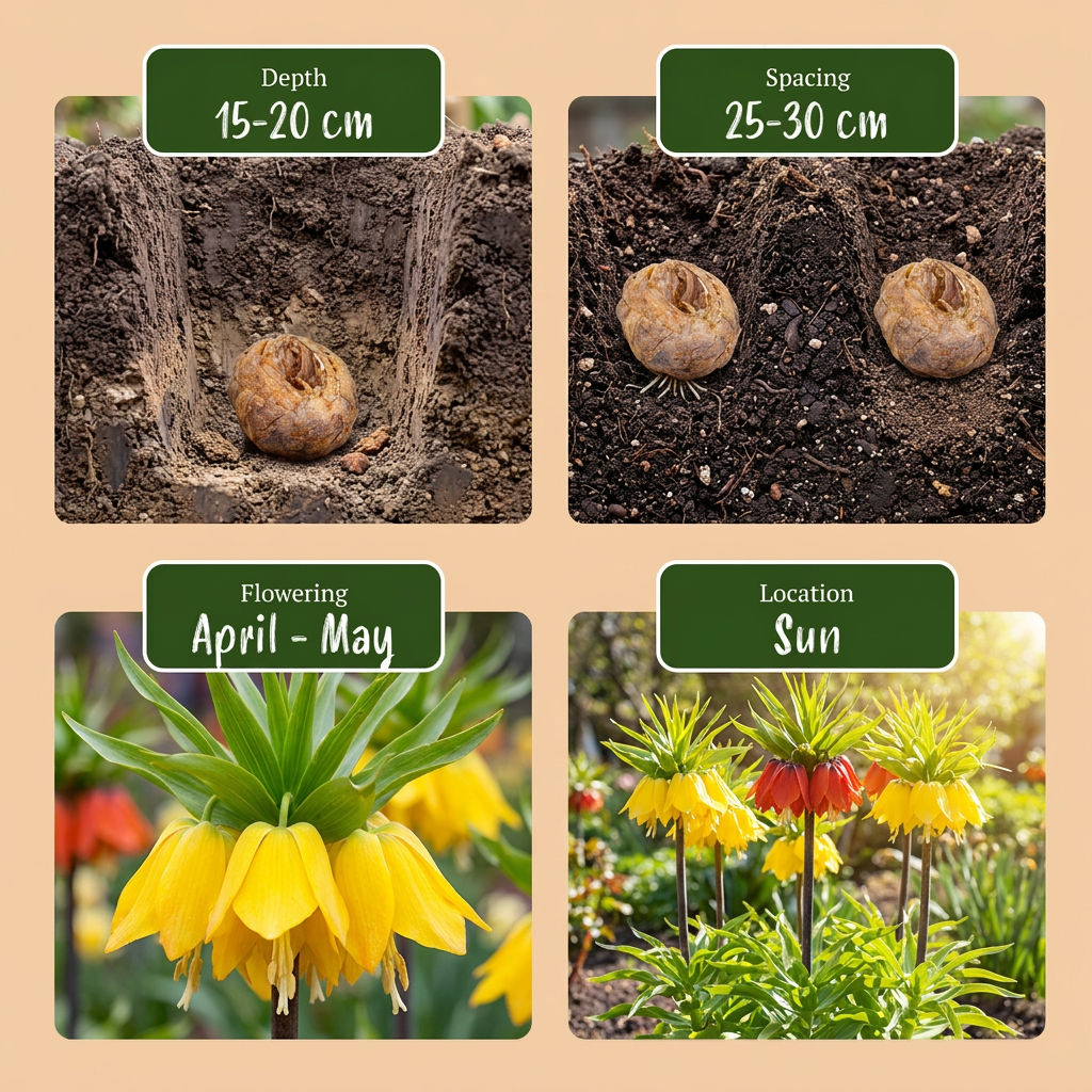 Kaiserkrone Mischung – Fritillaria imperialis online kaufen | 6 bis 24 Blumenzwiebeln, imposant &amp; aufrecht – Wurzelwerk Design