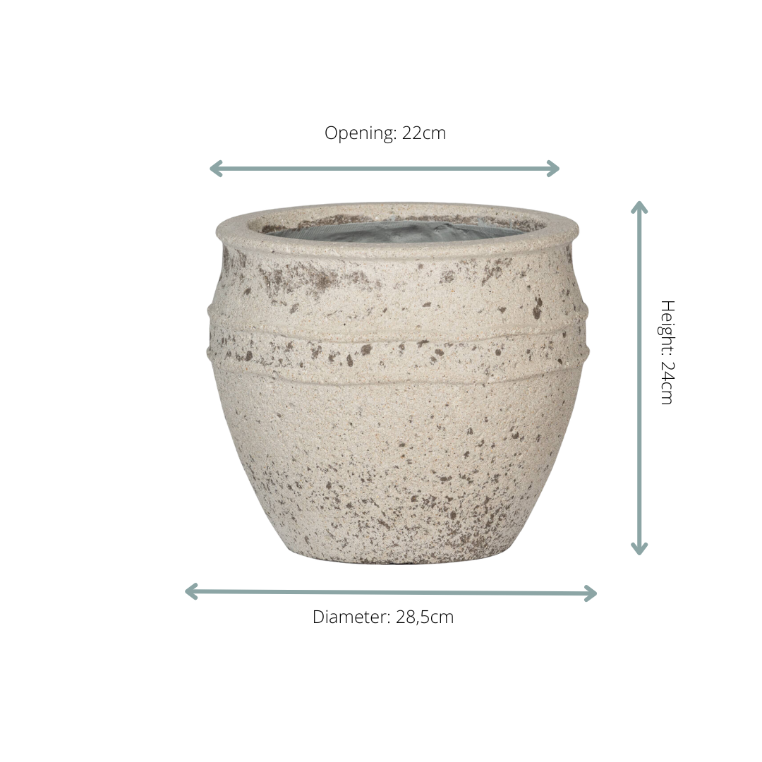 Topf Athena Chalk White in verschiedenen Größen