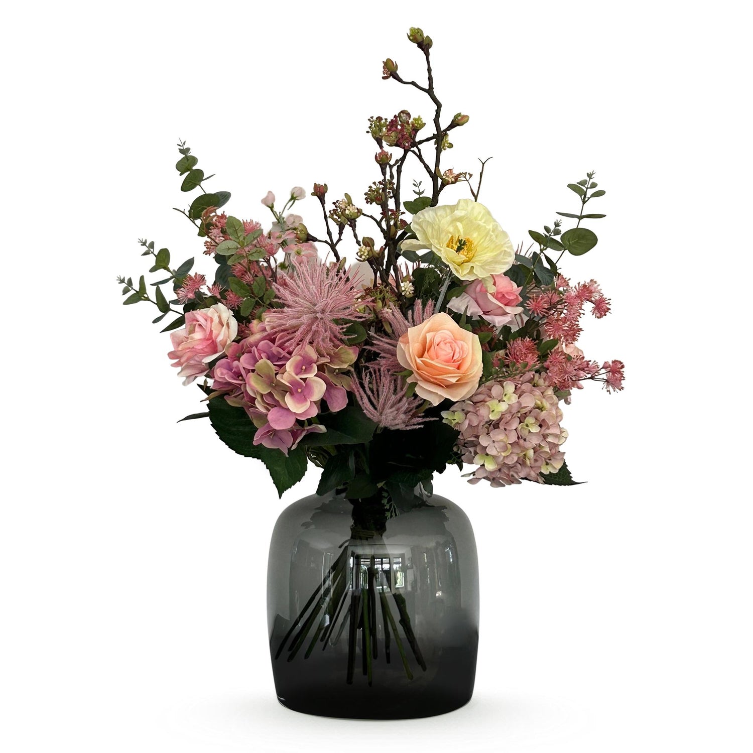 Everspring Kunstblumen Bouquet Mystic Summer, 65 cm, realistische bunte Blumen für Dekorationen, Nahaufnahme