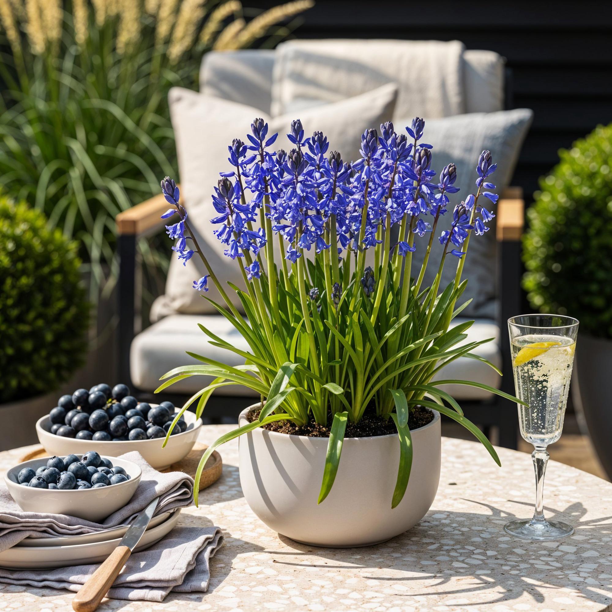 Blumenzwiebeln Hyacinthoides non-scripta, 20 Stück, blaue Zwiebeln, Pflanzenset, Everspring, Zwiebelgröße 7/8, XXL Pack
