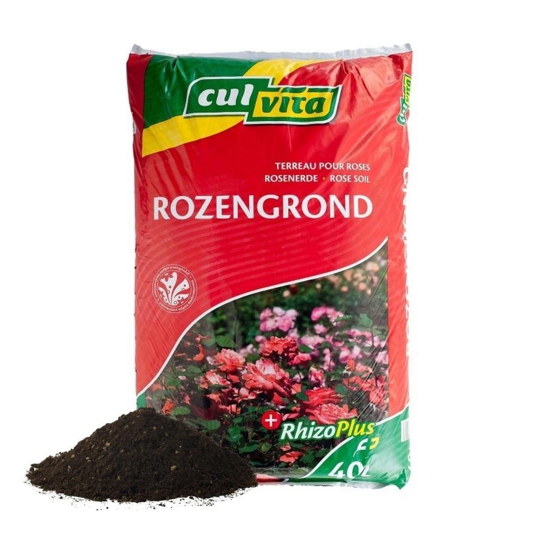 Culvita Rosenerde – 40 Liter – Premium Blumenerde für kräftige Rosen &amp; üppige Blüten