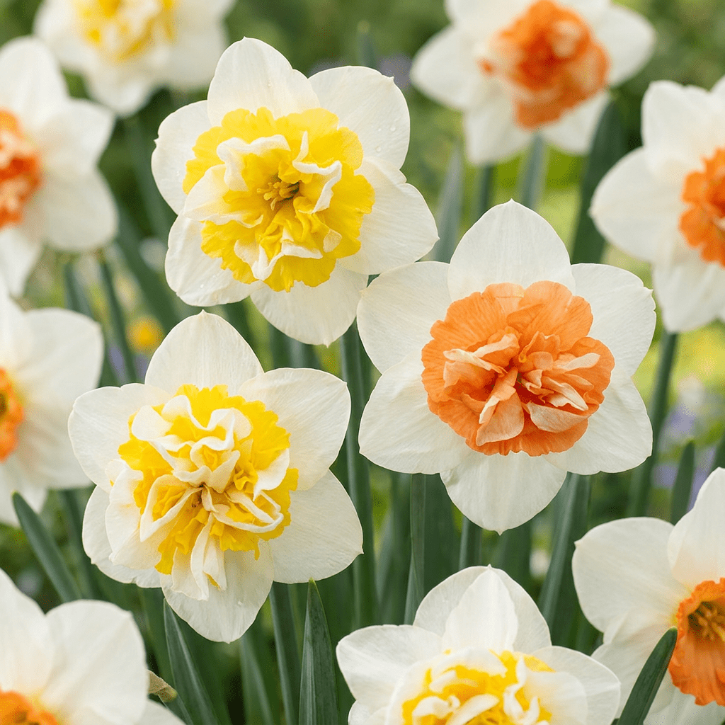 Narzisse Macaron Bloss – Narcissus online kaufen | 10 bis 80 Blumenzwiebeln, weiß-gelb &amp; auffällig – Wurzelwerk Design - Wurzelwerk Design