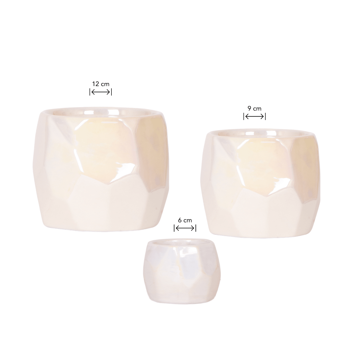 Pearl Travertin Töpfe - Wurzelwerk Design