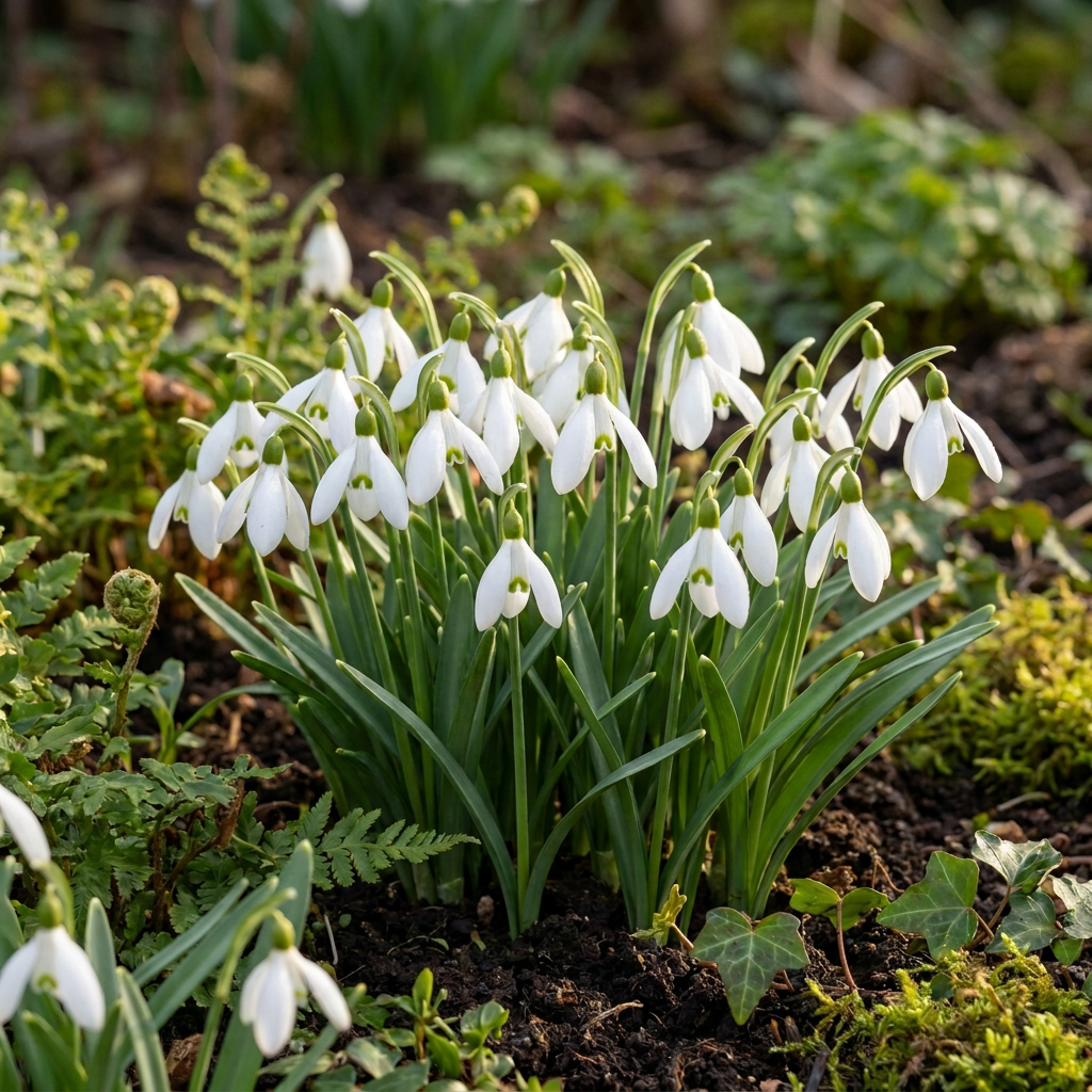 Großes Schneeglöckchen – Galanthus elwesii online kaufen | 50 bis 200 Blumenzwiebeln, sehr früh &amp; verwildernd – Wurzelwerk Design