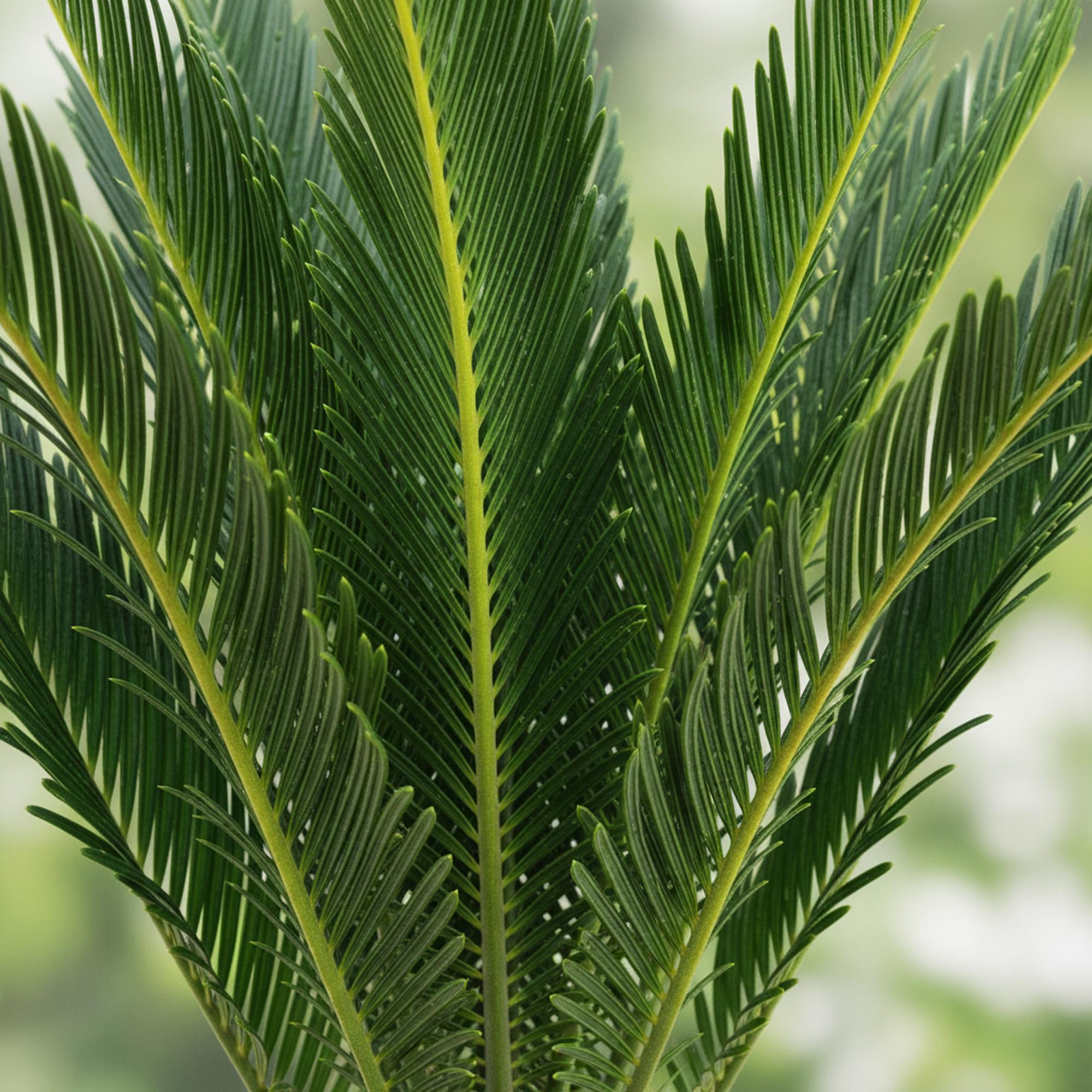 Everspring Cycas revoluta, Palmfarn in verschiedenen Größen, grüne, fächerartige Blätter, Topfpflanze für Innen- und Außenbereich