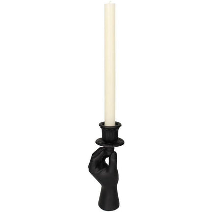 Kerzenständer - Hand Schwarz - ↑ 20 cm - Wurzelwerk Design