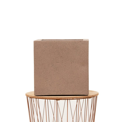 Topf Grigio Cube Bronze - D40 x H40 - Wurzelwerk Design