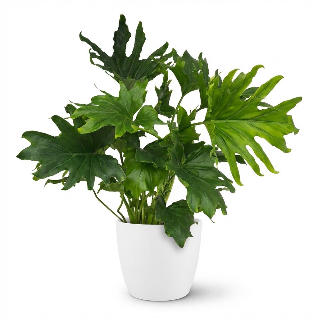 Philodendron Lickety Split kaufen | Zimmerpflanze – Topf Ø 19 cm, Höhe 70 cm - Wurzelwerk Design