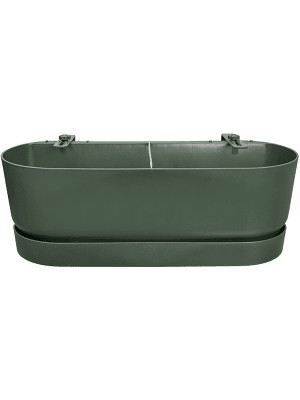 Elho Topf Greenville Easy Balcony D25cm - Leaf Green