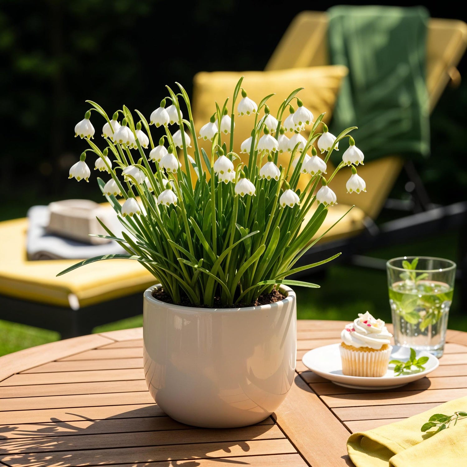 Blumenzwiebeln Leucojum Aestivum von Everspring, 20 weiße Zwiebeln Größe 8/9, frisch und bereit für die Pflanzung.