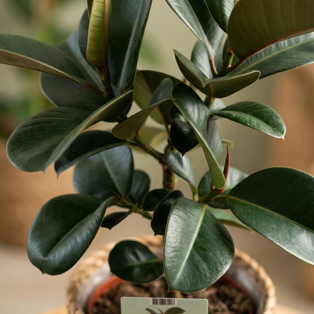Gummibaum kaufen | Ficus Elastica Cloe – Topf Ø 19 cm, Höhe 65 cm