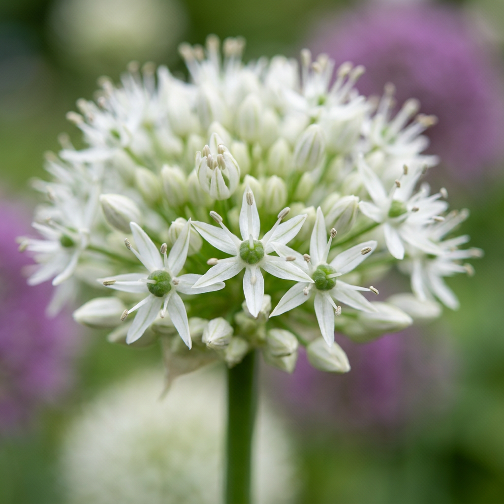 Zierlauch Mount Everest – Allium online kaufen | 6 bis 24 Blumenzwiebeln, reinweiße Blütenkugeln – Wurzelwerk Design
