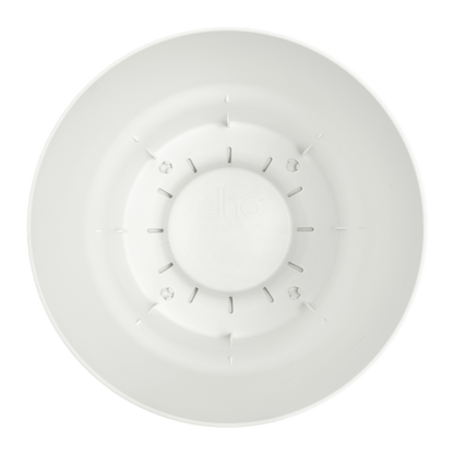 Topf elho Greenville Round weiß - D39 x H37 - Wurzelwerk Design