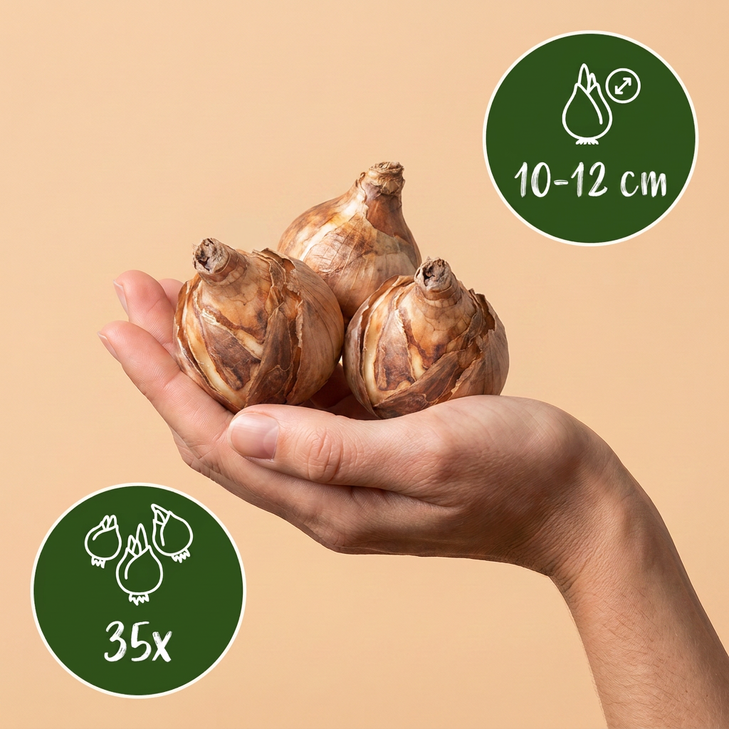 Blumenzwiebel-Mischung Sonnengarten – online kaufen | 35 bis 280 Zwiebeln für vollsonnige Standorte – Wurzelwerk Design