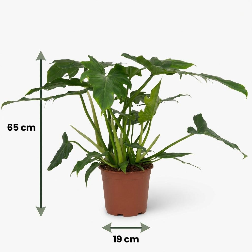 Philodendron Lacerum kaufen | Zimmerpflanze – Topf Ø 19 cm, Höhe 65 cm - Wurzelwerk Design