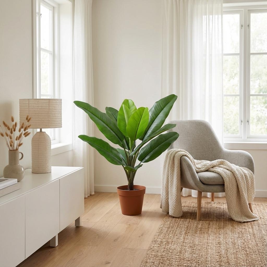 Kunstpflanze Philodendron von Everspring, 45cm bis 120cm hohe, grüne, realistische Zimmerpflanze als Dekoration