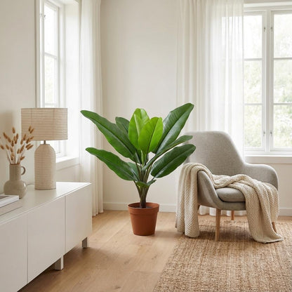 Kunstpflanze Philodendron von Everspring, 45cm bis 120cm hohe, grüne, realistische Zimmerpflanze als Dekoration