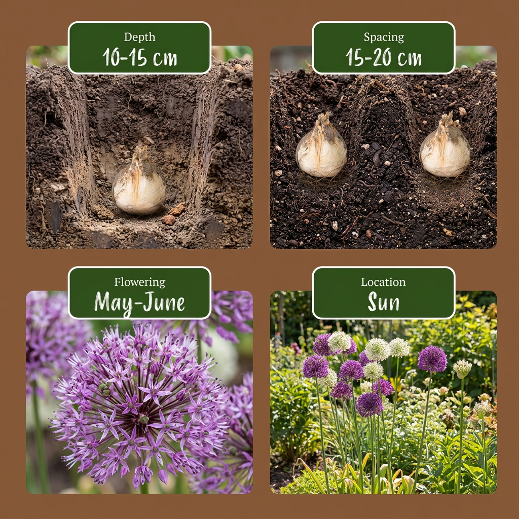 Zierlauch-Mischung Violett-Weiß – Allium online kaufen | 30 bis 320 Blumenzwiebeln, Bienenmagnet – Wurzelwerk Design