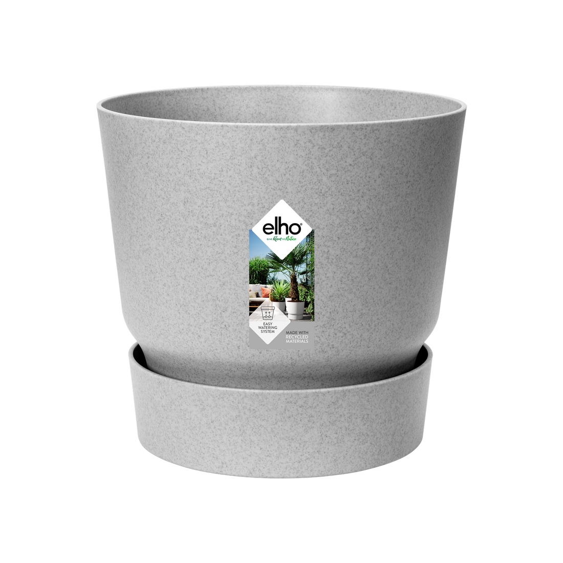 topf elho Greenville Round grau - D18 x H17