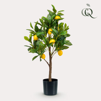 Everspring Kunstpflanze Zitronenbaum Citrus Limonia, 72 cm hoch, realistische künstliche Zitruspflanze für Dekoration