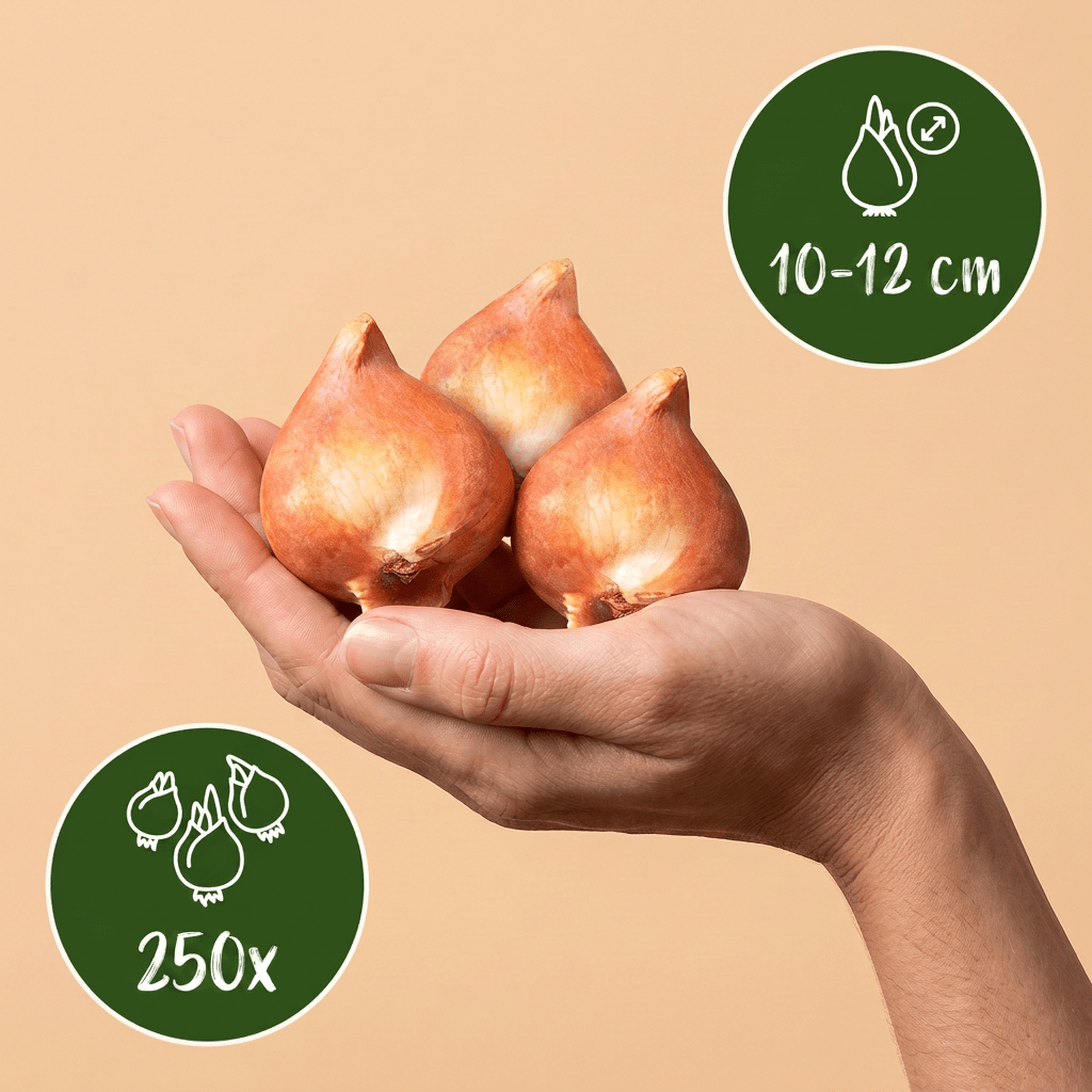 Blumenzwiebel-Großpackung Holland – online kaufen | 250 bis 1000 Zwiebeln für große Flächen – Wurzelwerk Design - Wurzelwerk Design