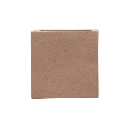Topf Grigio Cube Bronze - D40 x H40 - Wurzelwerk Design