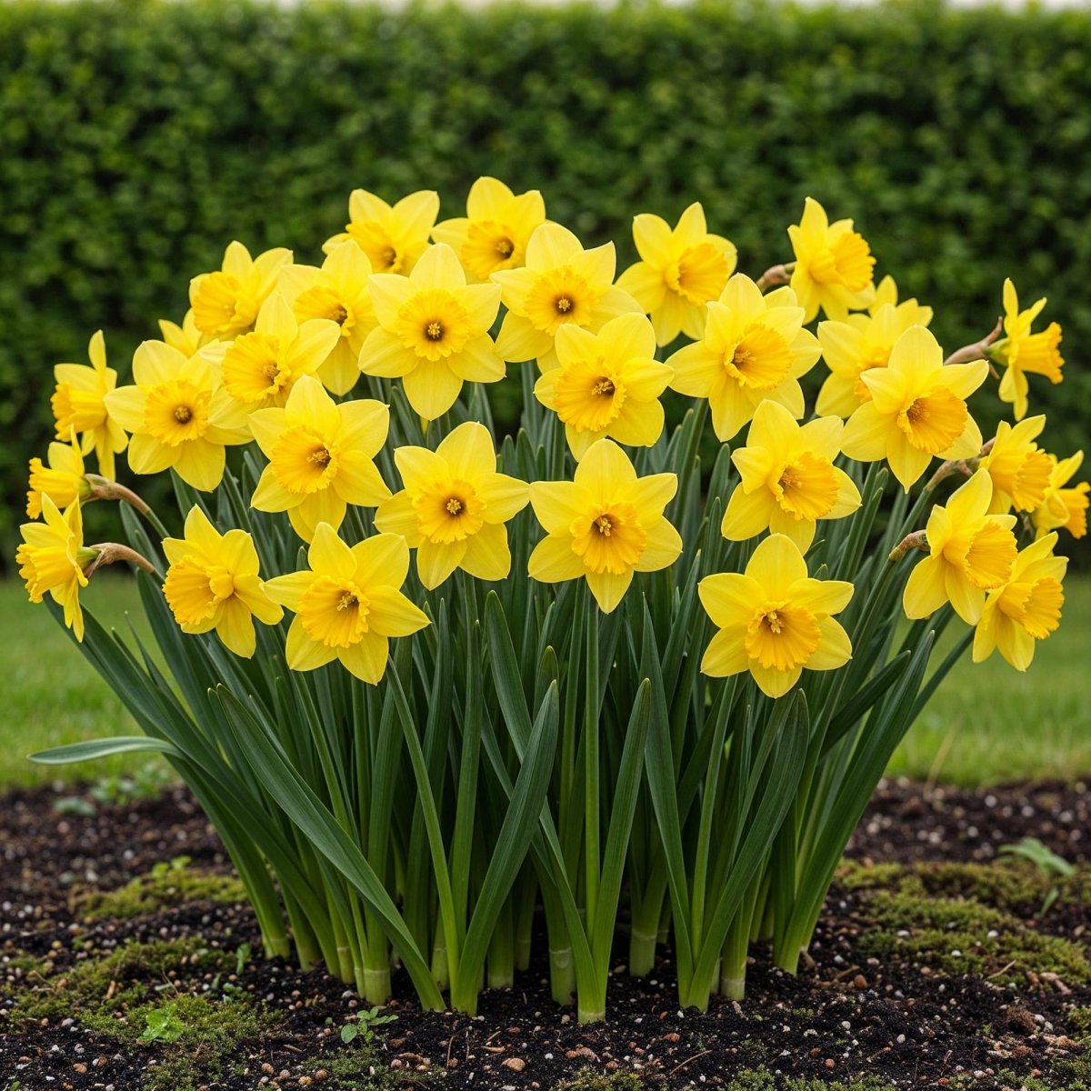 Blumenzwiebeln Narzisse Carlton | 15 Stück Gelb – Knollengröße 12/14 – XXL Pack - Wurzelwerk Design