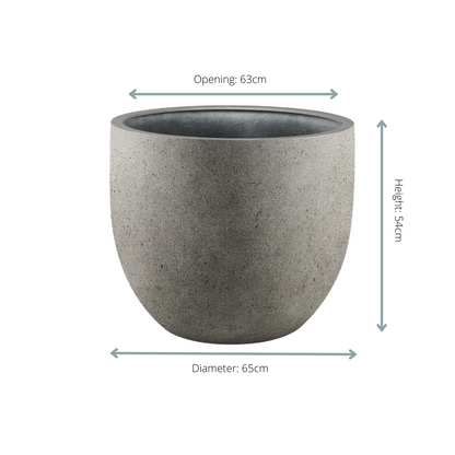 Topf Grigio New Egg Natural Concrete - D65 x H54