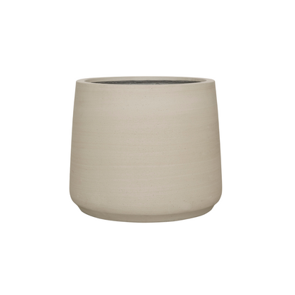 Große Everspring Jumbo Patt Beige Waschkrug aus Keramik, D73 x H61 cm, dekorativer Pflanzkübel für Garten und Balkon