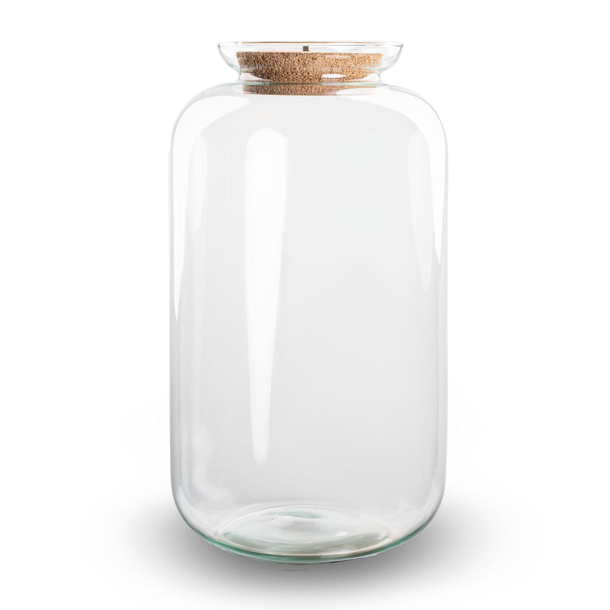Everspring Sven XL Terrariumflasche mit Beleuchtung, Durchmesser 23 cm, Höhe 43 cm, stilvoll und funktional für Pflanzen.