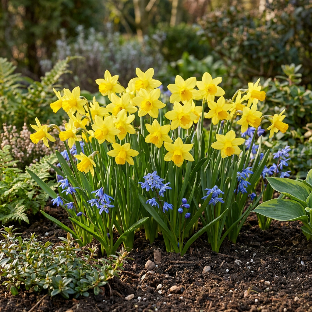 Narzisse Tête-à-Tête – Narcissus online kaufen | 50 bis 400 Blumenzwiebeln, niedrig, früh &amp; verwildernd – Wurzelwerk Design