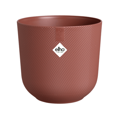 Topf elho Jazz Round tuscan red - D19 x H18 - Wurzelwerk Design
