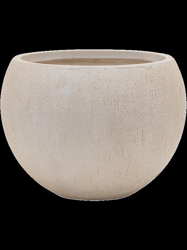 Pot - Beige - Raindrop Globe - XXL - H40 W55 - Wurzelwerk Design