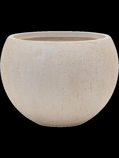 Pot - Beige - Raindrop Globe - XXL - H40 W55 - Wurzelwerk Design