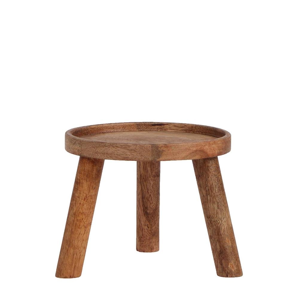 Pflanzenständer - Pflanzenständer aus Holz Ø12cm - Wurzelwerk Design