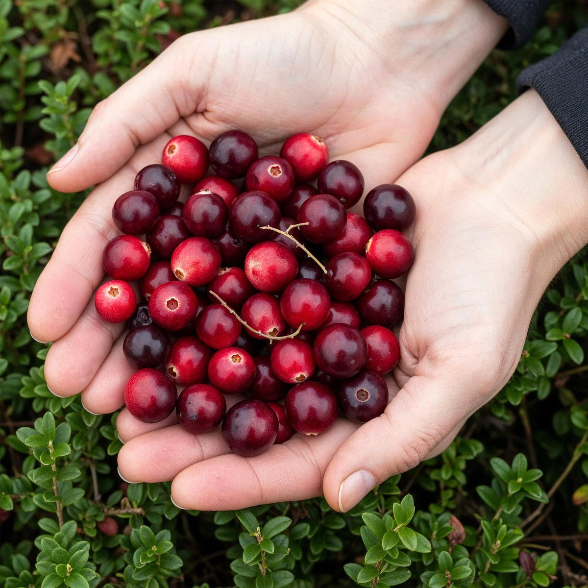 Zwei Cranberry Pflanzen Vaccinium macrocarpon &