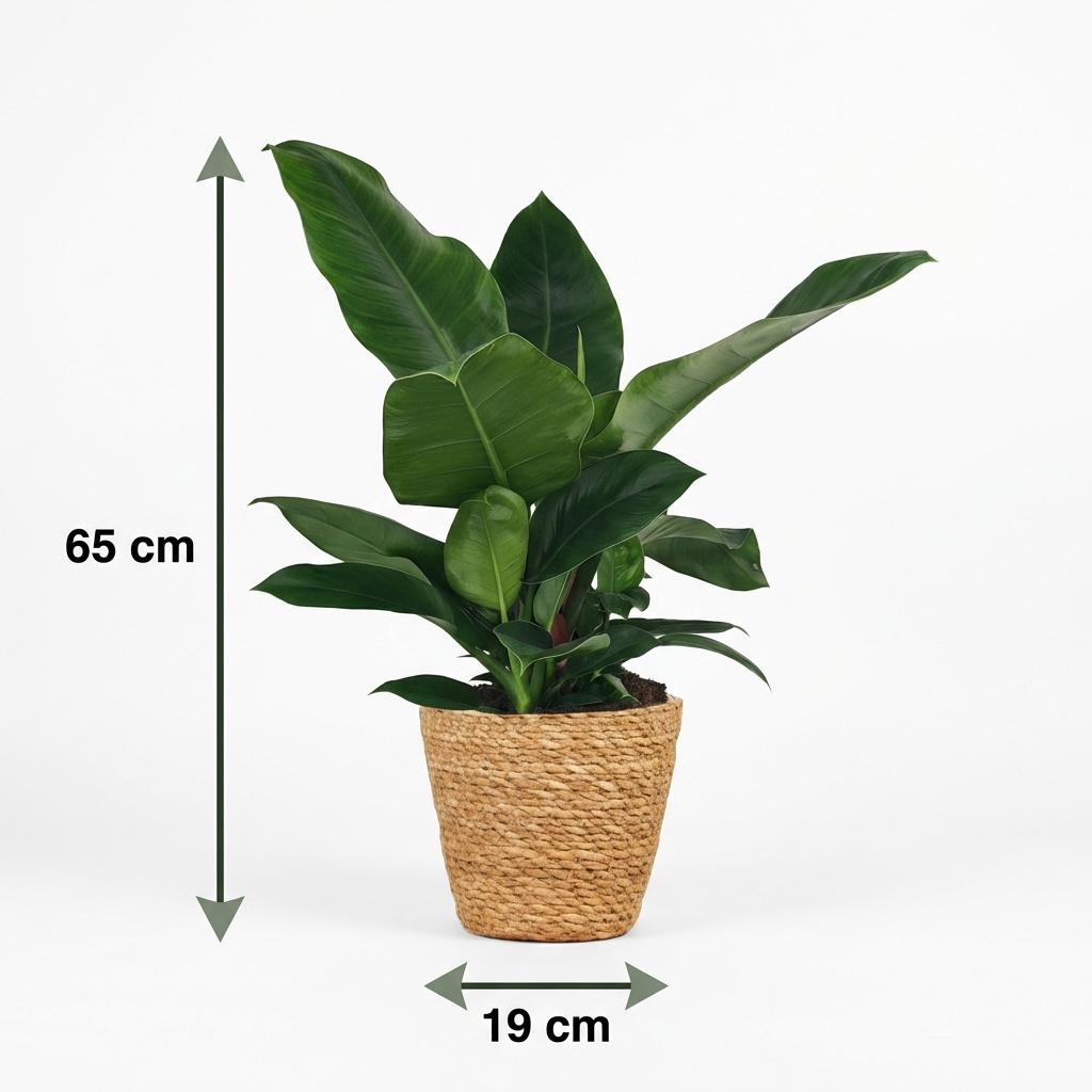 Philodendron Imperial Green kaufen | Topf Ø 19 cm, Höhe 65 cm