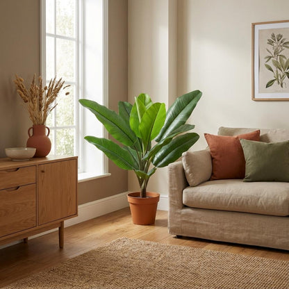 Kunstpflanze Philodendron, 45-120cm, Everspring, detailreiche grüne Kunststoffpflanze mit großen Blättern