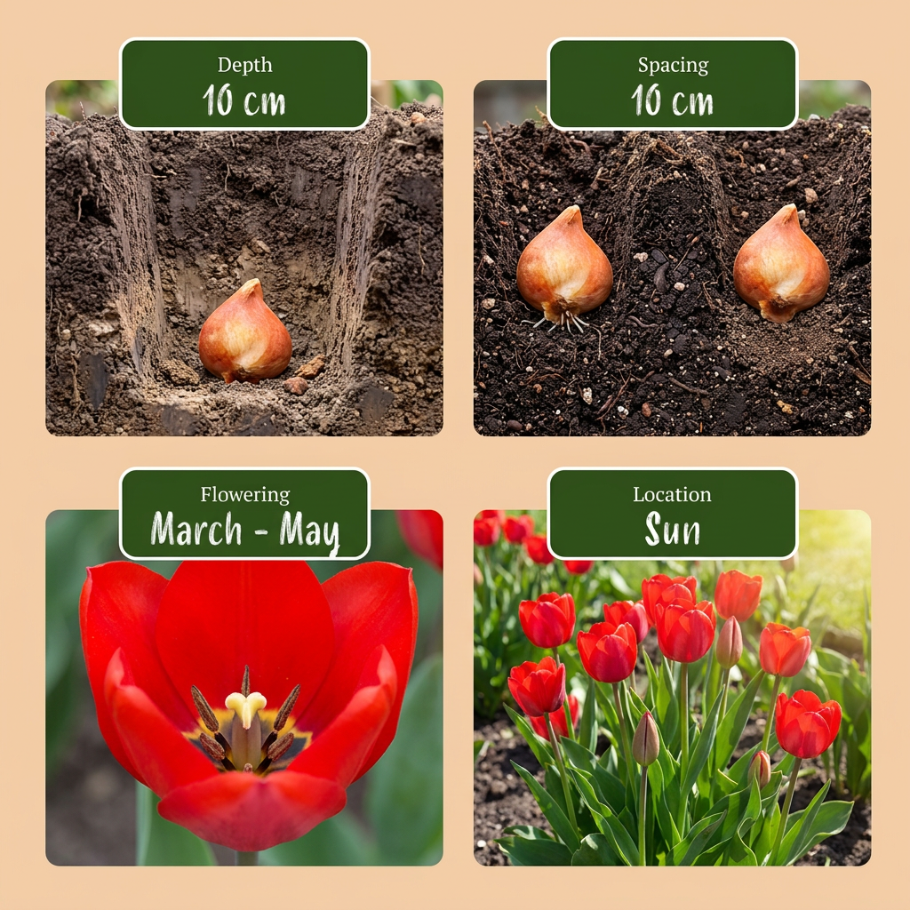 Blumenzwiebel-Großpackung Holland – online kaufen | 250 bis 1000 Zwiebeln für große Flächen – Wurzelwerk Design