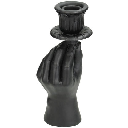Kerzenständer - Hand Schwarz - ↑ 20 cm - Wurzelwerk Design