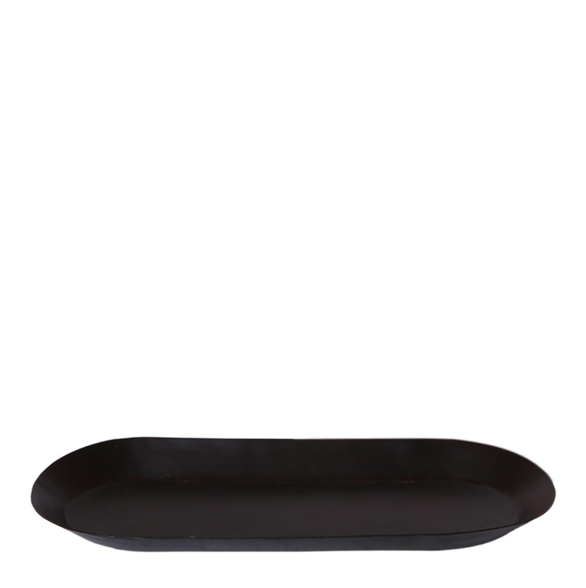 Ovales Tablett Ø 30 cm - Schwarz - Wurzelwerk Design
