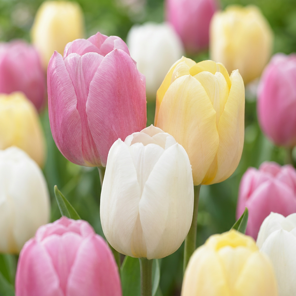Tulpen-Mischung Sorbet – Tulipa online kaufen | 12 bis 96 Blumenzwiebeln in frischen Sorbet-Farben – Wurzelwerk Design